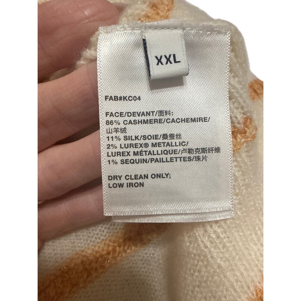 Lafayette 148 New York Cashmere Stripped Breton Sz 2X Stripped Luxurious Sweater - Picture 12 of 15